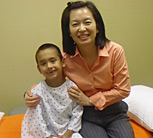 Acupuncturist E.J. Han in her Seattle office
